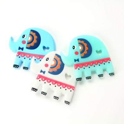 गुणवत्ता  Elephant Food Grade Silicone Baby Teether BPA Free With Customize Logo फैक्टरी