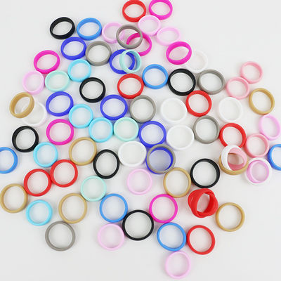 गुणवत्ता  BPA Free Food Grade Silicone Rubber O Rings Chewable For Children Girls फैक्टरी