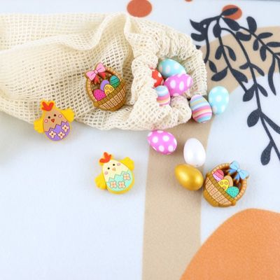 हार बनाने के लिए एग शेप DIY सिलिकॉन टीथिंग बीड चबाने योग्य