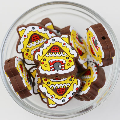 कस्टम क्रिसमस सिलिकॉन फोकल मोती