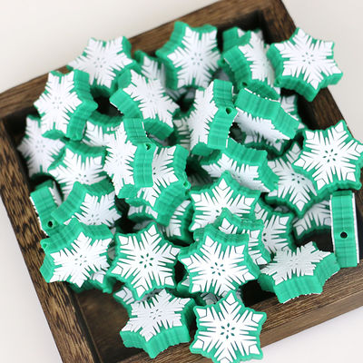 कस्टम क्रिसमस सिलिकॉन फोकल मोती