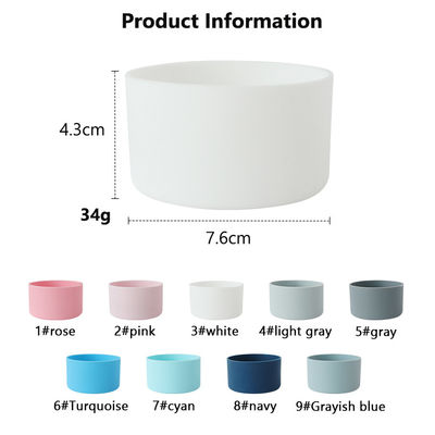 सिलिकॉन बंपर बोतल Sleeve for Quencher 40 औंस 7.5cm Tumbler Boot स्टेनली कप सिलिकॉन नीचे कवर बोतलें