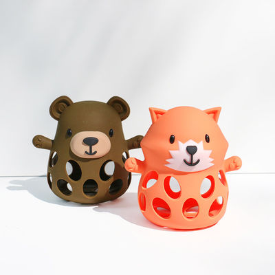 PAISEN Bear Teething Glove Unisex Custom BPA-Free Newborn Gifts Cute Animal Shaped Silicone Teething Toys Soft Baby Teeth. पेसेन बियर टूथिंग ग्लोव यूनिसेक्स कस्टम बीपीए मुक्त नवजात उपहार प्यारा जानवर के आकार का सिलिकॉन टूथिंग खिलौने मुलायम बेबी दांत