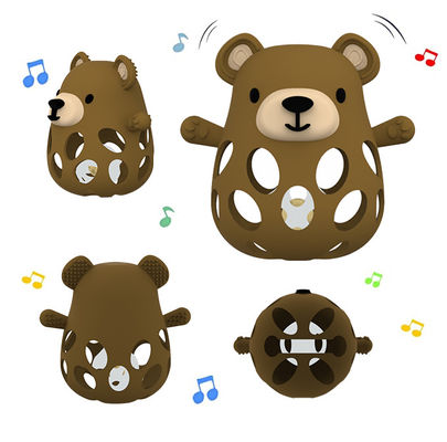 PAISEN Bear Teething Glove Unisex Custom BPA-Free Newborn Gifts Cute Animal Shaped Silicone Teething Toys Soft Baby Teeth. पेसेन बियर टूथिंग ग्लोव यूनिसेक्स कस्टम बीपीए मुक्त नवजात उपहार प्यारा जानवर के आकार का सिलिकॉन टूथिंग खिलौने मुलायम बेबी दांत