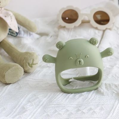 PAISEN कस्टम नरम Teether खिलौना Teething दस्ताने नवजात BPA मुक्त बेबी सिलिकॉन Teething बच्चों के लिए Mitten