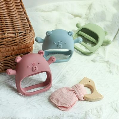 PAISEN कस्टम नरम Teether खिलौना Teething दस्ताने नवजात BPA मुक्त बेबी सिलिकॉन Teething बच्चों के लिए Mitten