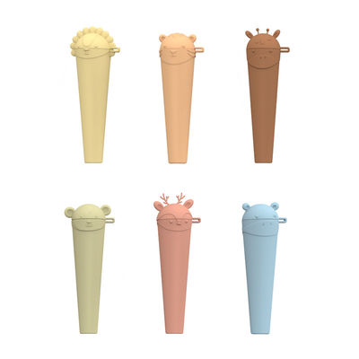 प्यारा जानवर के आकार का सिलिकॉन आइस लोली मोल्ड ️ बीपीए मुक्त, डिशवॉशर के लिए सुरक्षित घर का बना पॉप आइसक्रीम