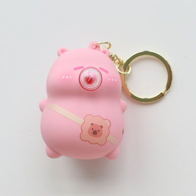 Silicone Capybara Keychain Pendant Decompression Squeeze Bags Ornament Stress Relief Vent Toy 80g for Silicone Material