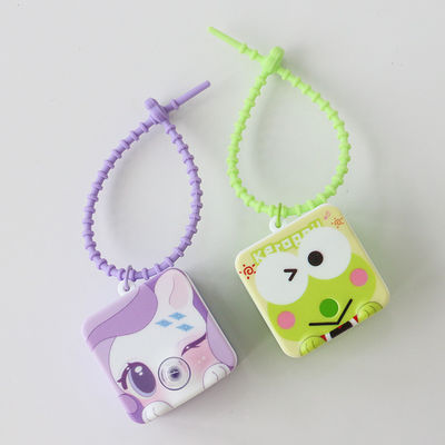 Silicone Capybara Keychain Pendant Decompression Squeeze Bags Ornament Stress Relief Vent Toy 80g for Silicone Material