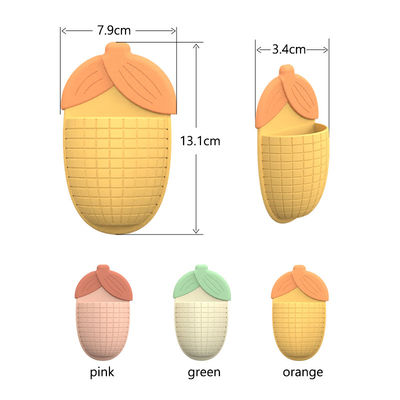 प्यारा मकई के आकार का सक्शन कप टूथपेस्ट धारक