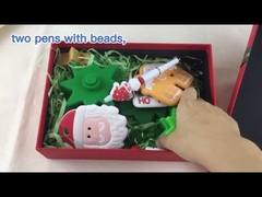 क्रिसमस ट्री स्टैकिंग के लिए OEM खाद्य ग्रेड बेबी सिलिकॉन खिलौने पर्यावरण के अनुकूल